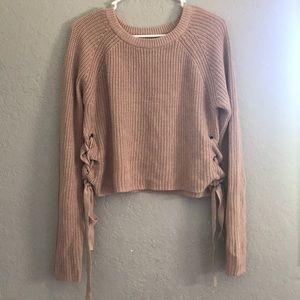 tie sweater